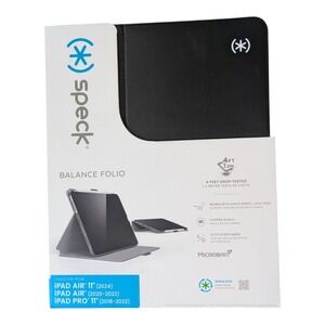 K9. Speck Balance‎ Folio Case Apple iPad Pro 11-inch & iPad Air - Black